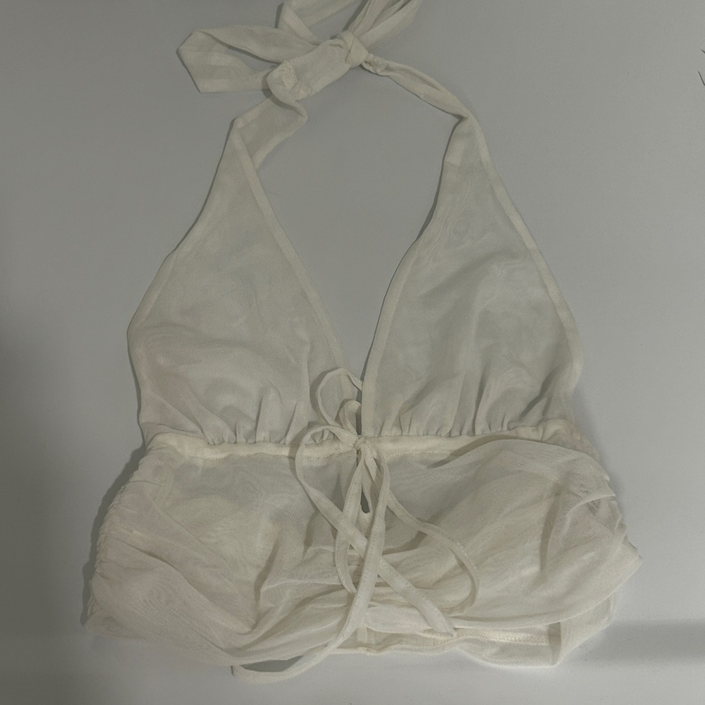 I.AM.GIA Sheer Halter top